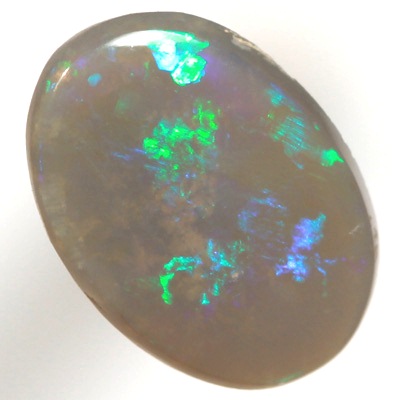 SOLID SEMI BLACK OPAL Sparkles of green and blue
